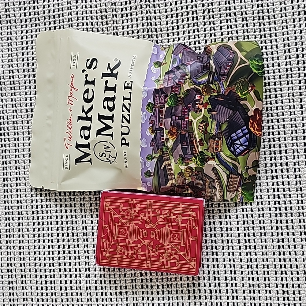 NEW Makers Mark Playing Cards + Puzzle